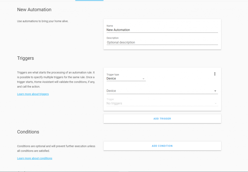 Blank Automation Form