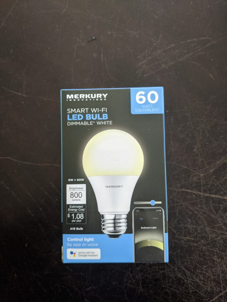 Merkury Innovations Smart Wi-Fi Dimmable White